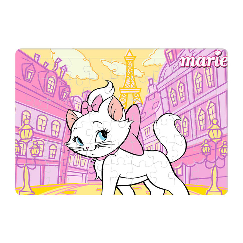 پازل 54 تکه هومرو مدل PL527 طرح انیمیشن گربه‌های اشرافی