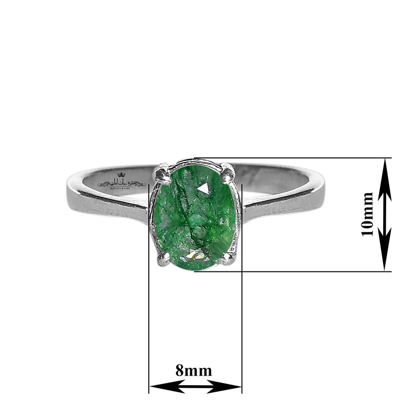 انگشتر نقره زنانه نقره جات لطفی مدل زمرد کد ANZS06E04 انگشتر نقره زنانه نقره جات لطفی مدل زمرد کد ANZS06E04