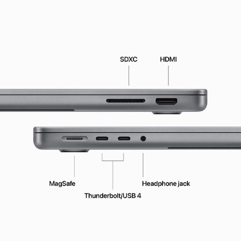 لپ تاپ 14.2 اینچی اپل مدل MacBook Pro MR7K3 2023 ZPA-M3-8GB RAM-1TB SSD