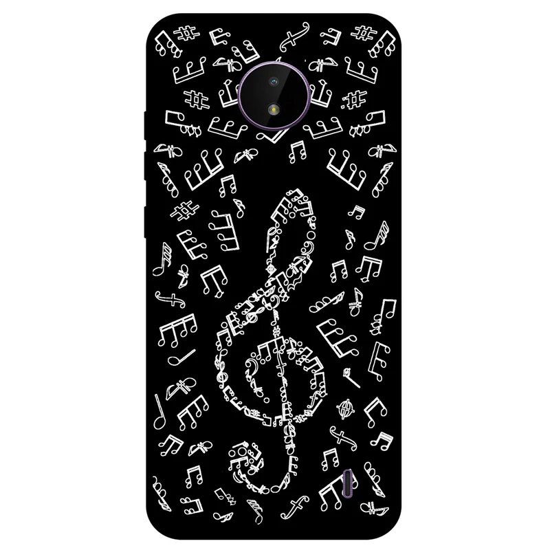 کاور مگافون طرح نوت موسیقی مدل 1370 مناسب برای گوشی موبایل نوکیا C10 / C20     