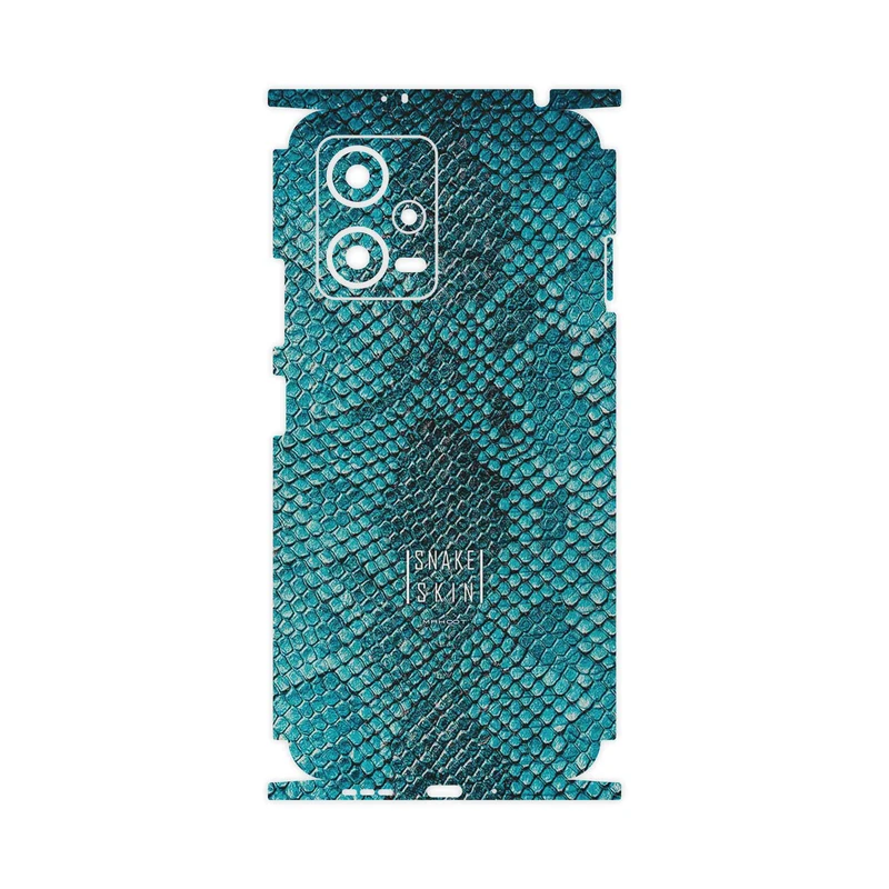 برچسب پوششی ماهوت مدل Blue Snake Skin-FullSkin مناسب برای گوشی موبایل شیائومی Redmi Note 12 5G