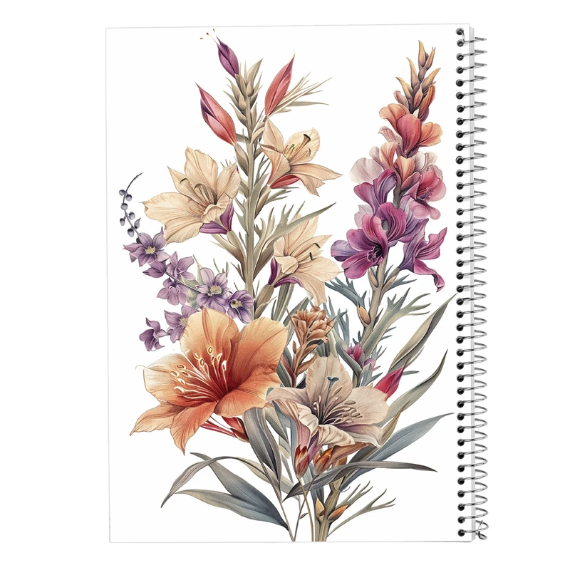 دفتر مشق 50 برگ مدوپد مدل گل کد DF13913