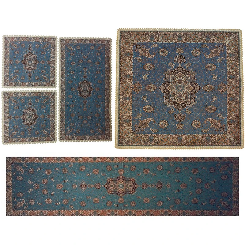 ست 5 تکه رومیزی ترمه کد T228RA54SET14