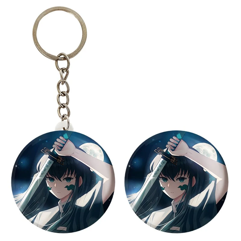 پیکسل خندالو مدل مویچیرو توکیتو انیمه شیطان کش کد 27015 به همراه جاکلیدی