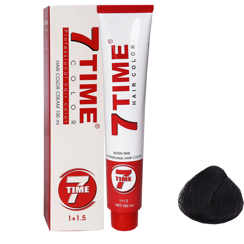 رنگ مو سون تایم شماره N.2 سری طبیعی حجم 100 میلی لیتر رنگ قهوه ای خیلی تیره