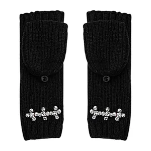 دستکش بافتنی زنانه کوتون مدل نگین دار کد Kotong271