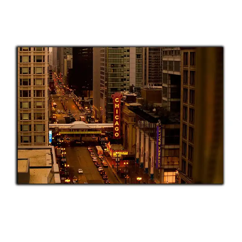 تابلو شاسی بکلیت طرح منظره شهری شیکاگو مدل SH-S2908