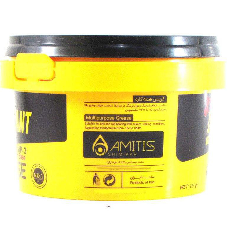 گریس نسوز کانادا لوبریفنت مدل MP-3 Lithium Base حجم 225 میلی لیتر بسته دو عددی