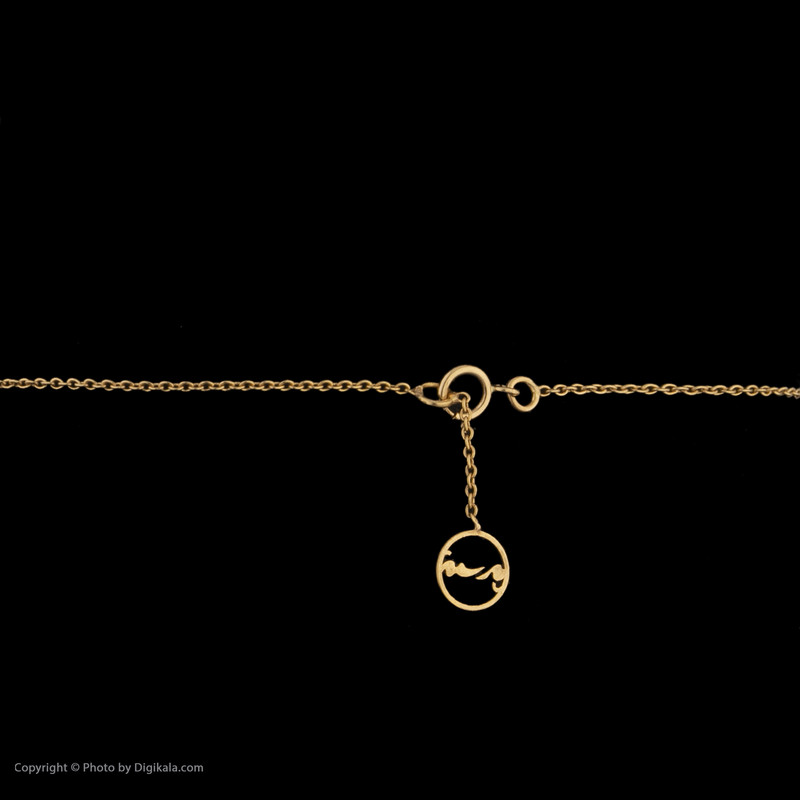 گردنبند طلا 18 عیار دخترانه پرسته مدل WN230