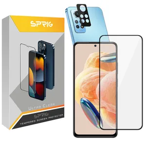 Sprig 3D-FU camera lens protector suitable for Xiaomi Redmi Note 12 Pro 4G with screen protector