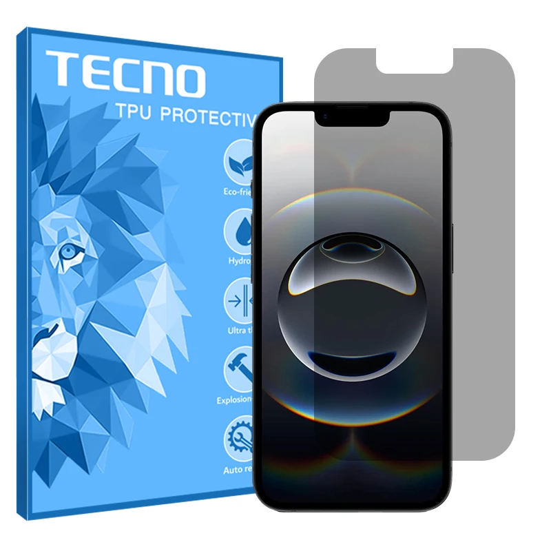 محافظ صفحه نمایش حریم شخصی تکنو مدل Resistant مناسب برای گوشی موبایل اپل iPhone 16e