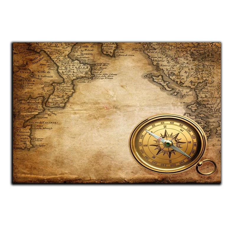 تابلو شاسی بکلیت طرح نقشه قدیمی جهان مدل SH-s1170