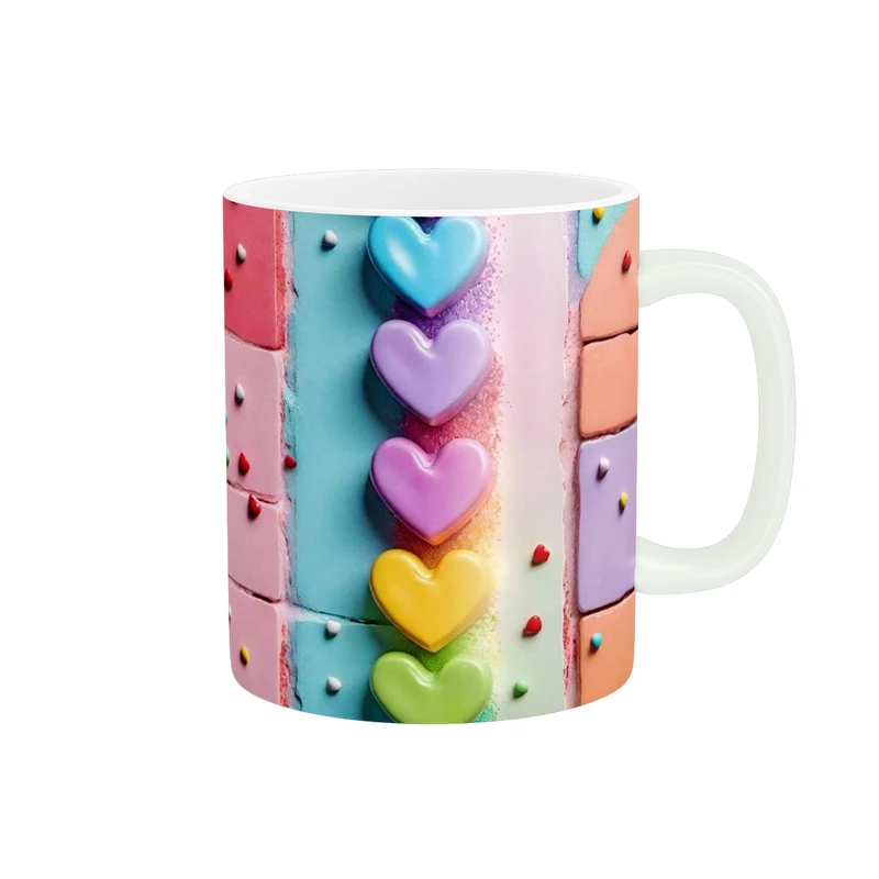 ماگ پاد آفرین طرح قلب کد 4589