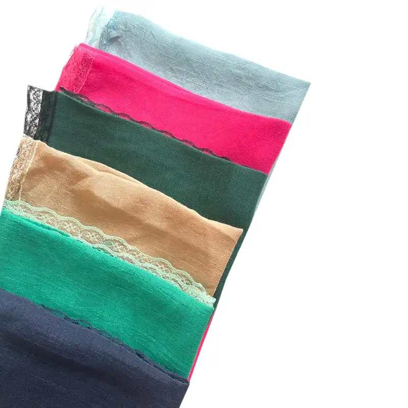 روسری زنانه مدل مینی مزونی دور تور دار کد 005