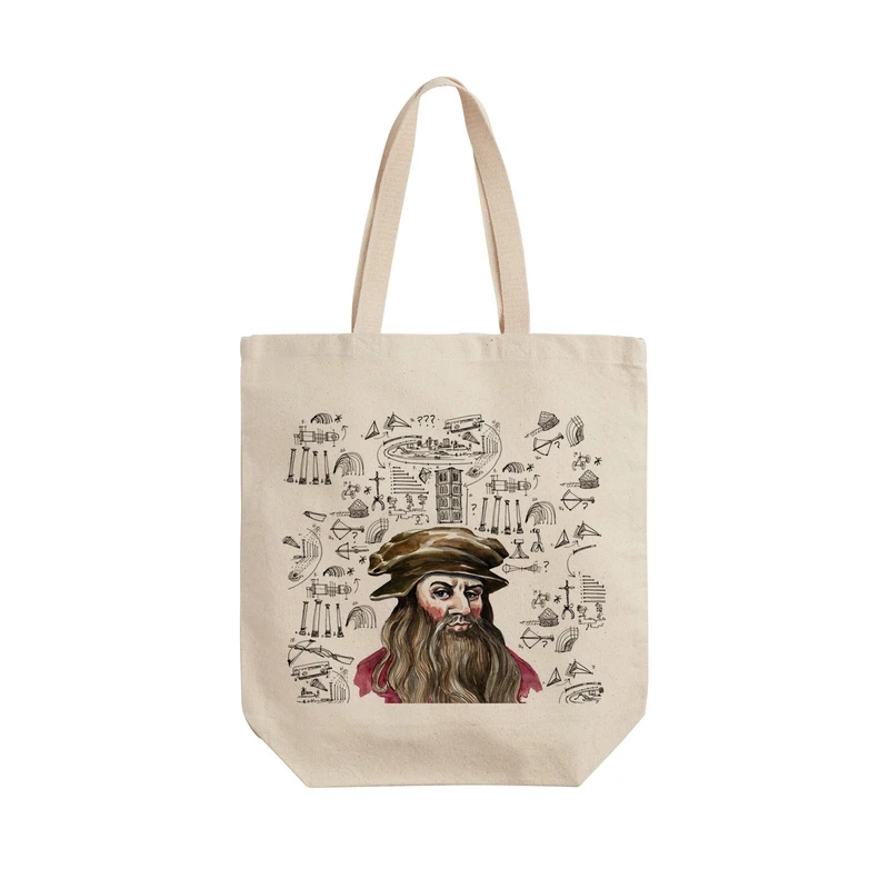 ساک خرید ترمه طراحان ایده مدل لئوناردو داوینچی کد strm1116 - L