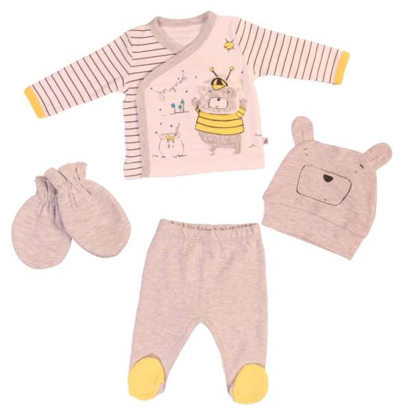 ست 4 تکه لباس نوزادی مای میو مدل  cab320