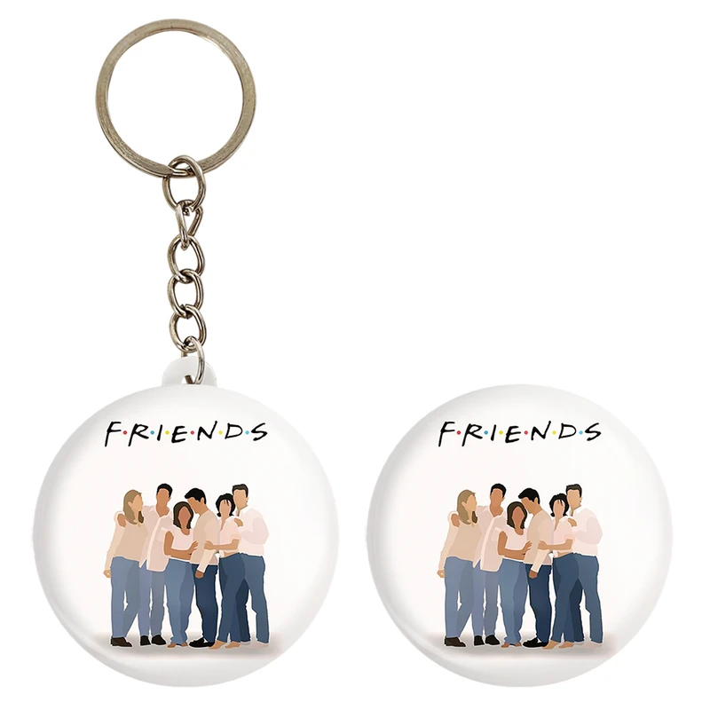 پیکسل خندالو مدل سریال فرندز کد 3136 به همراه جاکلیدی