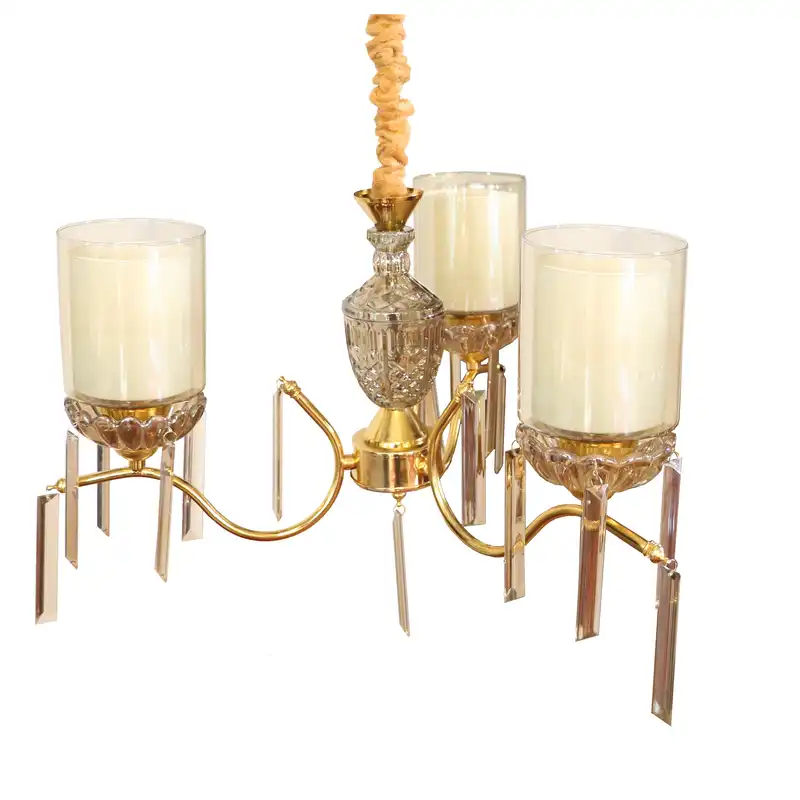 لوستر 3 شعله پلاس نورشو مدل S بلور کریستالی