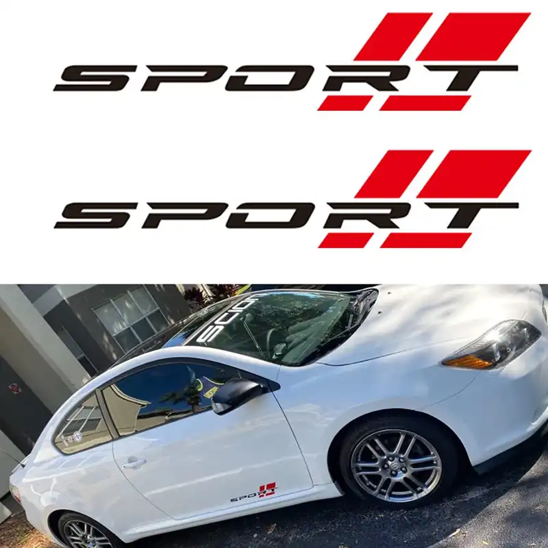 برچسب بدنه خودرو شیپرس طرح SPORT کد Ss007MR بسته دو عددی