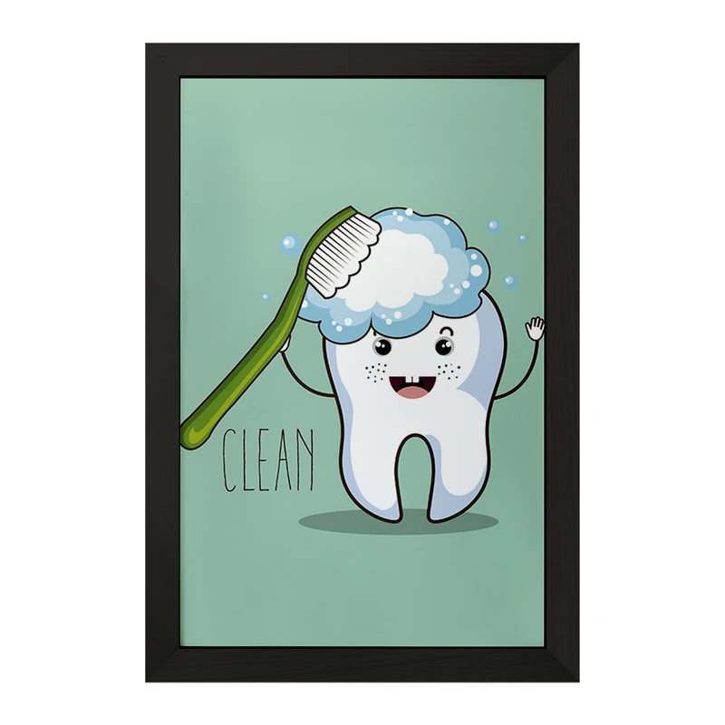 تابلو خندالو مدل دندان و دندان پزشکی کودکانه کد 36755