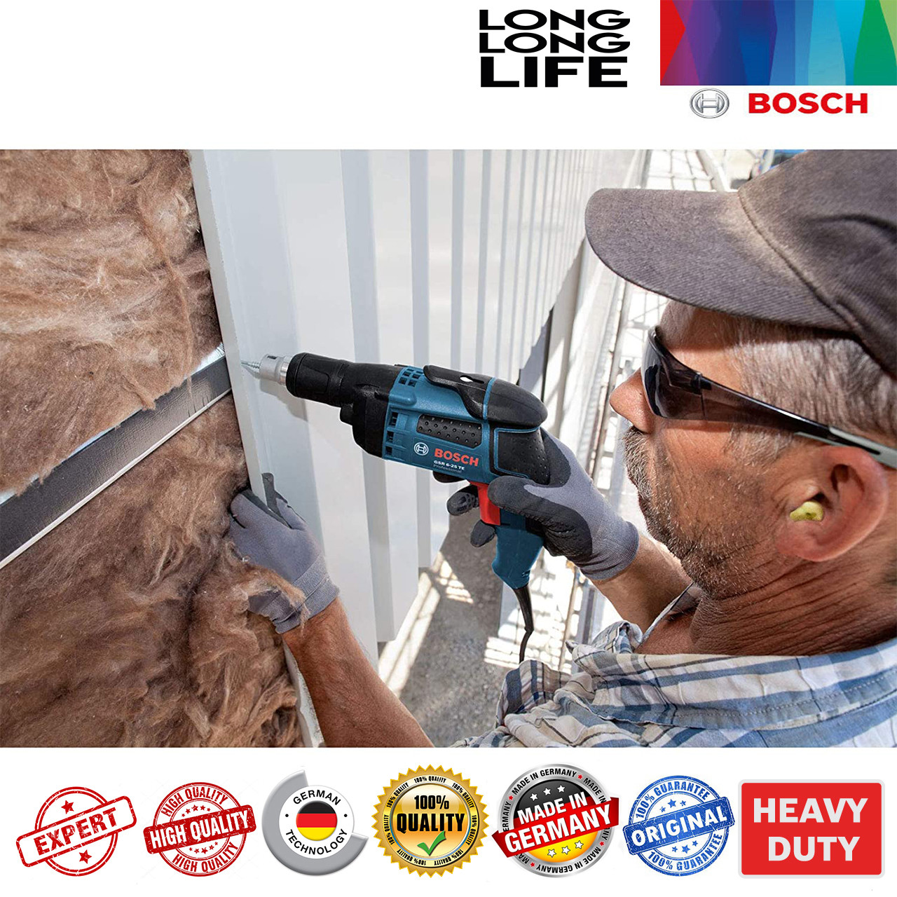 پیچ گوشتی برقی بوش مدل GSR 6-45 TE + Extra