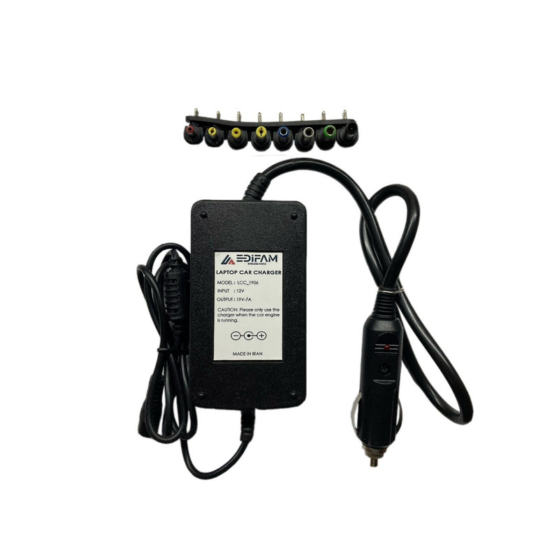 شارژر فندکی لپ تاپ ۱۹ ولت ۶ آمپر ادیفام مدل LCC_1906