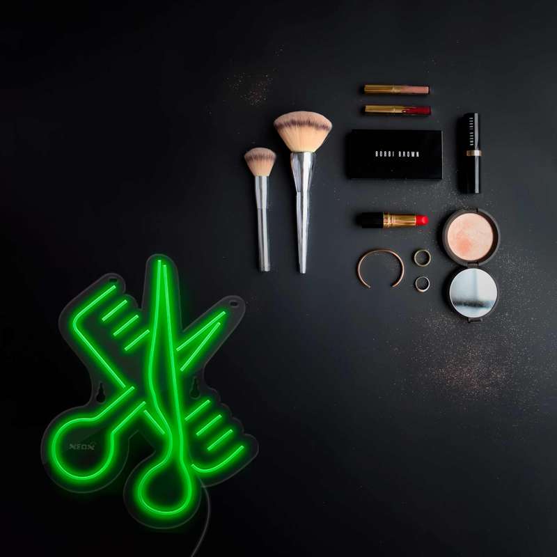 چراغ دیواری نئون دیزاین مدل Barber_GR