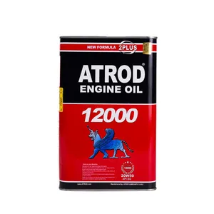 روغن موتور آترود مدل 12000 20W50 فلزی کد 110006حجم 4 لیتر