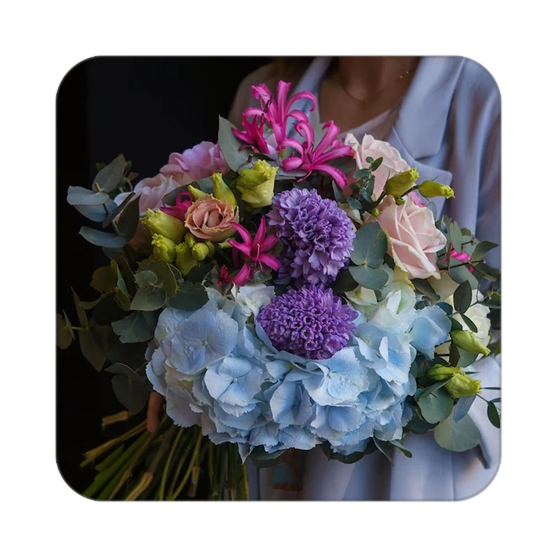 زیر لیوانی کاکتی طرح گل مدل mp16888