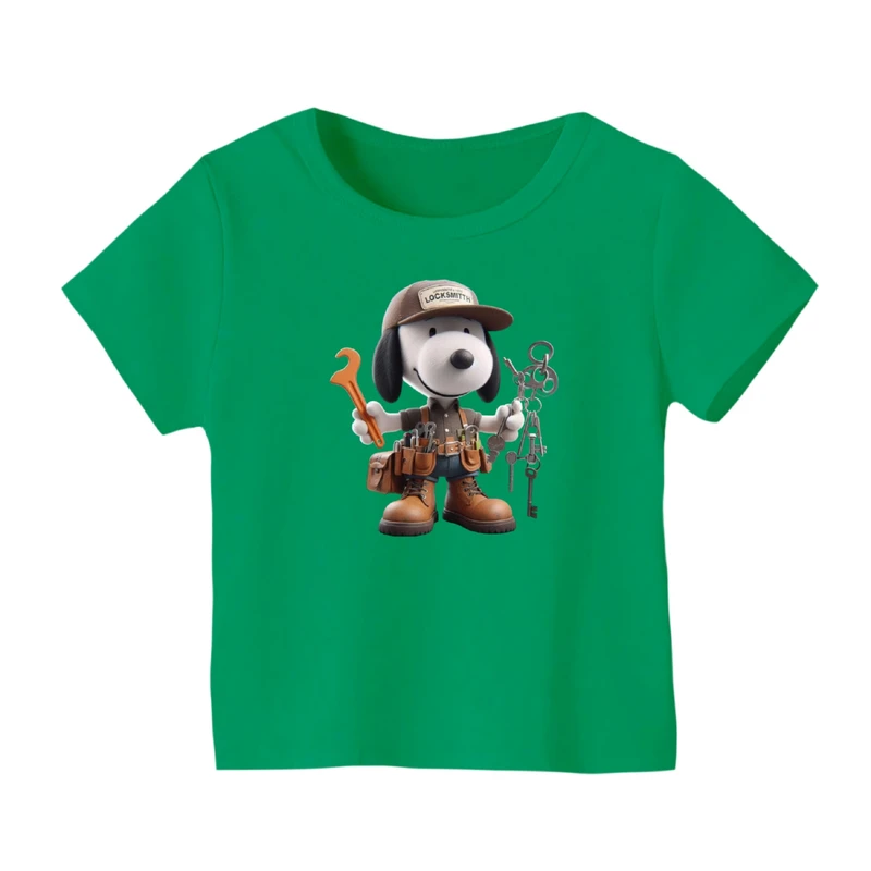 تی شرت آستین کوتاه بچگانه مدل اسنوپی کد ۷۹