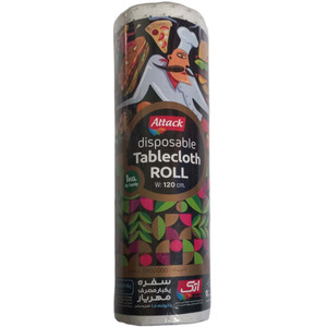 سفره یکبار مصرف اتک پلاست مدل مهریار رول 100 متری