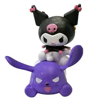 فیگور مدل کرومی خوک سوار طرح پاپ کد 240250 ارتفاع 9&nbsp;سانتی متر