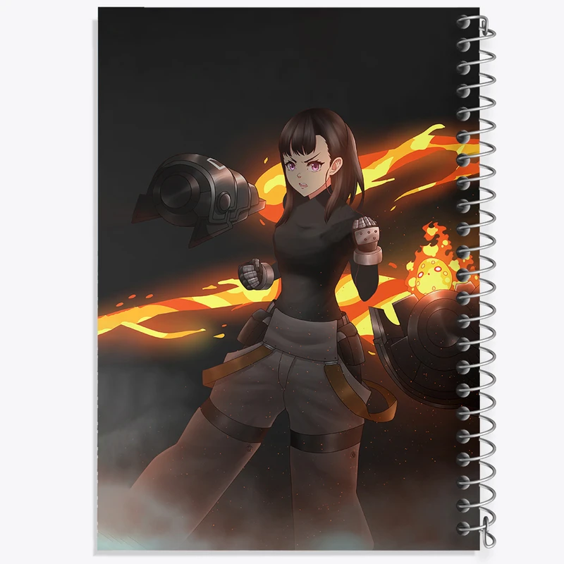 دفتر نت موسیقی 50 برگ خندالو مدل ماکی انیمه نیروی آتش کد 32231