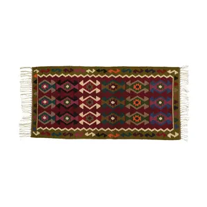 گلیم دستباف دو متری مدل 42VB66