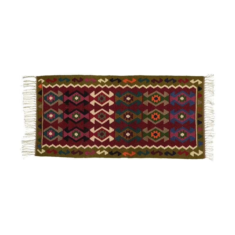 گلیم دستباف دو متری مدل 42VB66