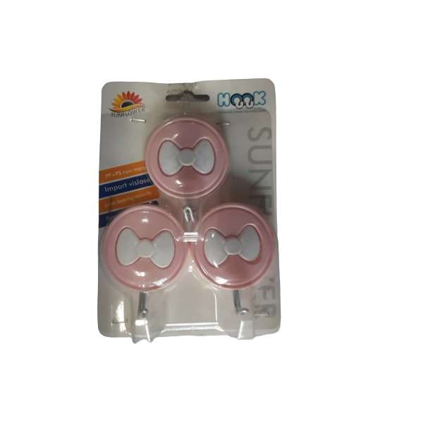 آویز حوله مدل hook-63 بسته 3 عددی