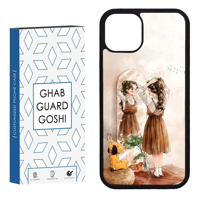 کاور قاب گارد گوشی طرح دخترانه کد FB-019 مناسب برای گوشی موبایل اپل iphone 13 / 14  