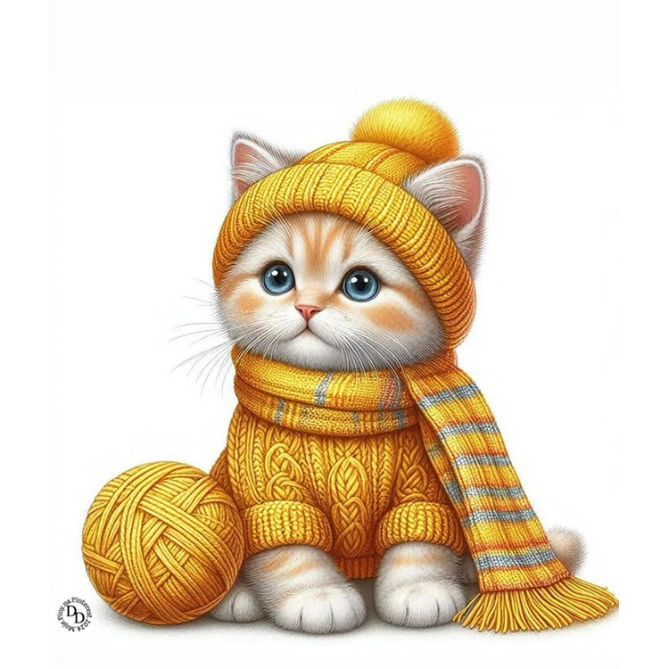 استیکر پارچه و لباس پاد آفرین مدل گربه کیوت کد 408