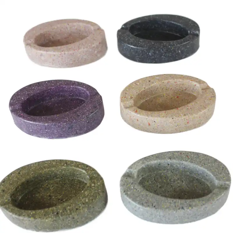 زیرسیگاری طرح سنگ گرانیت کد 5154 بسته 3 عددی