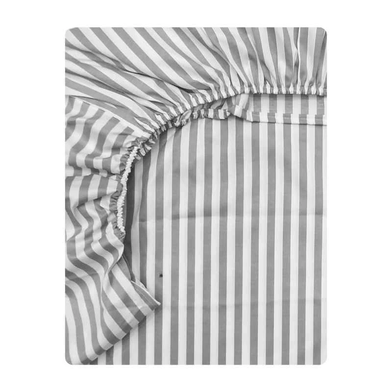 ملحفه آدنو مدل راه راه کد IR90 یک نفره سایز 120x200 سانتی متر