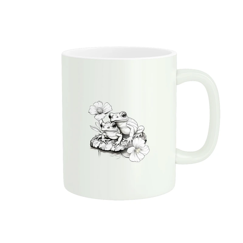 ماگ پاد آفرین طرح قورباغه کد 252