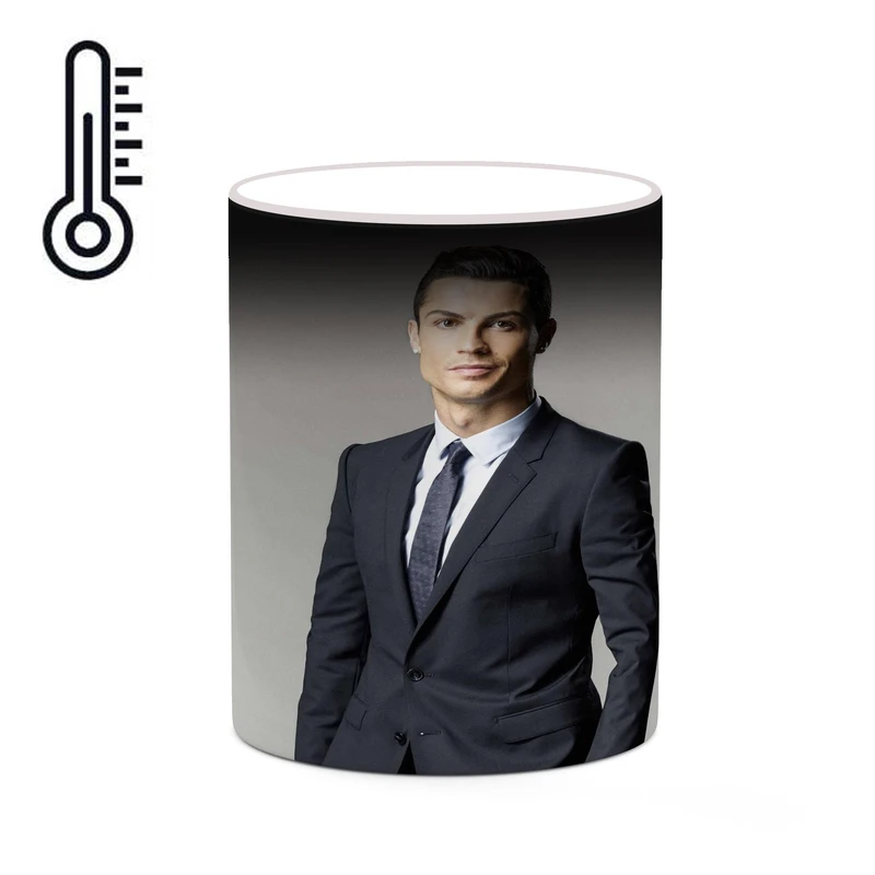 ماگ حرارتی کاکتی طرح Ronaldo رونالدو مدل mgh43216