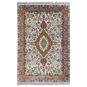  فرش ماشینی فرش عرش طرح آسو زمینه کرم