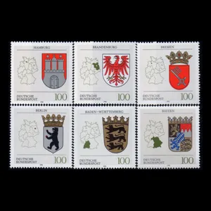 تمبر یادگاری مدل خارجی مجموعه 6 عددی 