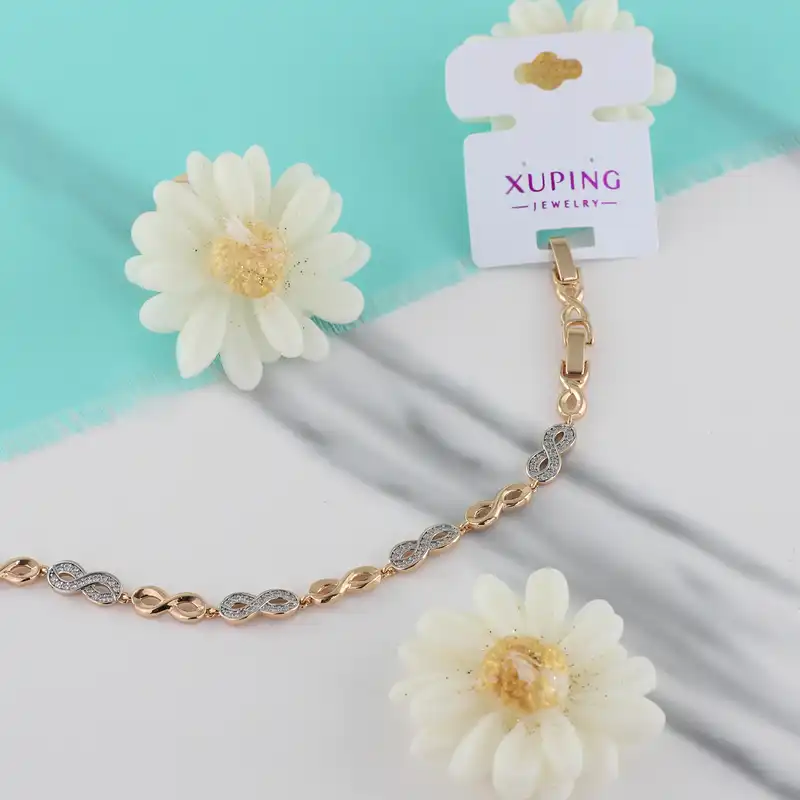 دستبند زنانه ژوپینگ مدل بینهایت کد DD401