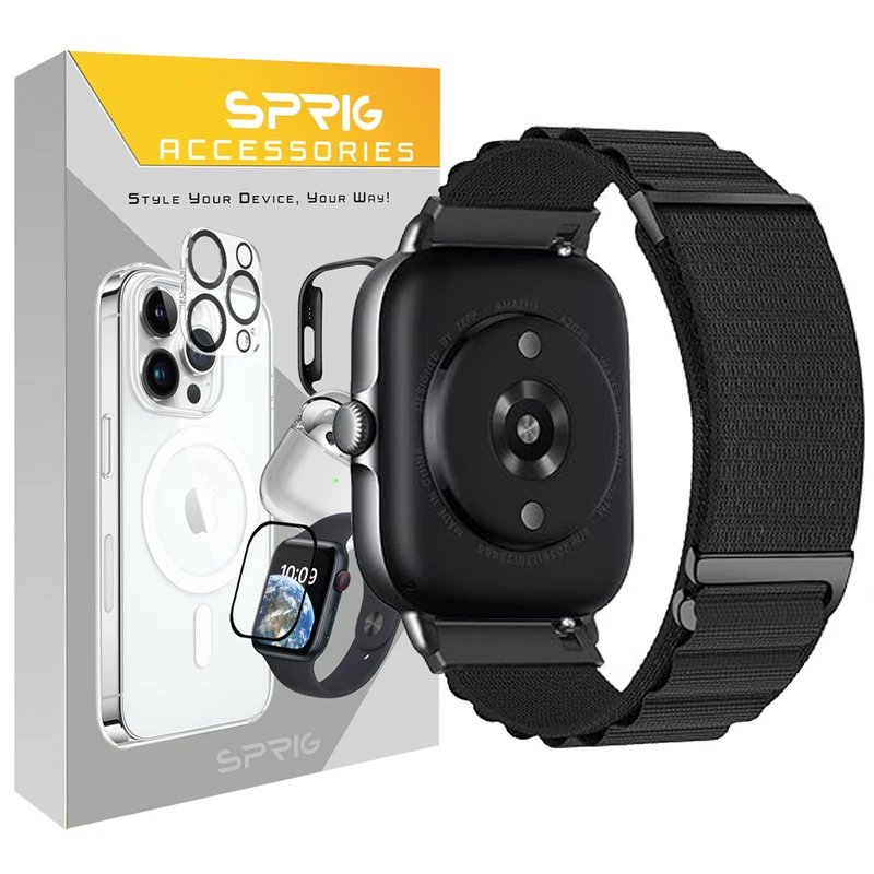 بند اسپریگ مدل Loop Alpine مناسب برای ساعت هوشمند امیزفیت Pop / Pop 2