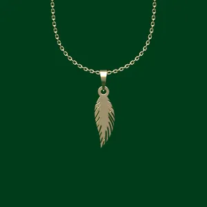 گردنبند طلا 18 عیار زنانه مدوپد مدل پر کد FF2-1-1043