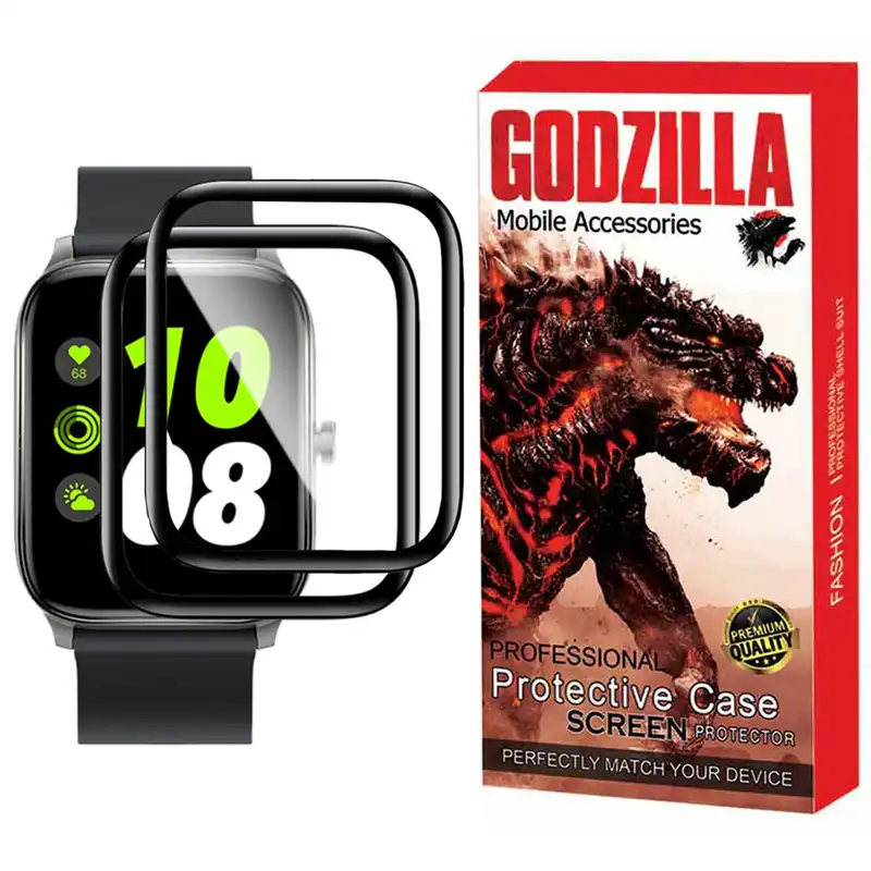 محافظ صفحه نمایش گودزیلا مدل G-PMMA مناسب برای ساعت هوشمند هایلو GST Lite LS13 بسته 2 عددی