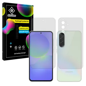 Arca Glass Tough model transparent screen protector suitable for Samsung Galaxy A36 mobile phone along with the back protector