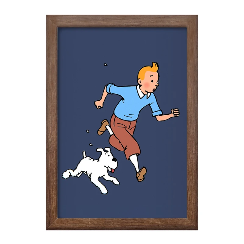 تابلو خندالو طرح تن تن (Tintin) کد F964